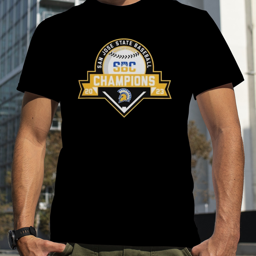 San Jose State Spartans 2023 Sun Belt Baseball Regular Season Champions T-Shirt