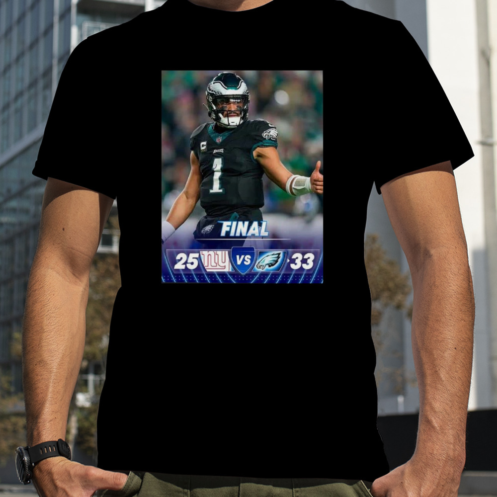 The Philadelphia Eagles Hang On And Take Sole Possession Of The NFC East After Win Game Against New York Giants NFL Official Poster shirt