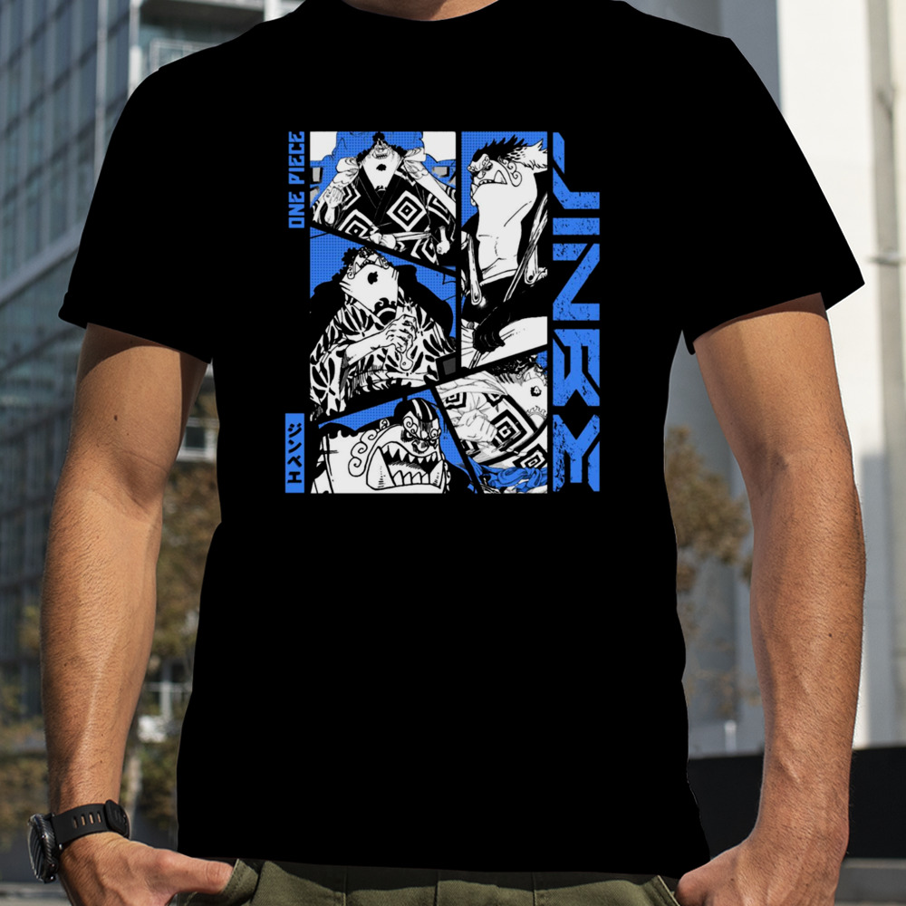 Jinbe One Piece Manga Panel Color Version shirt