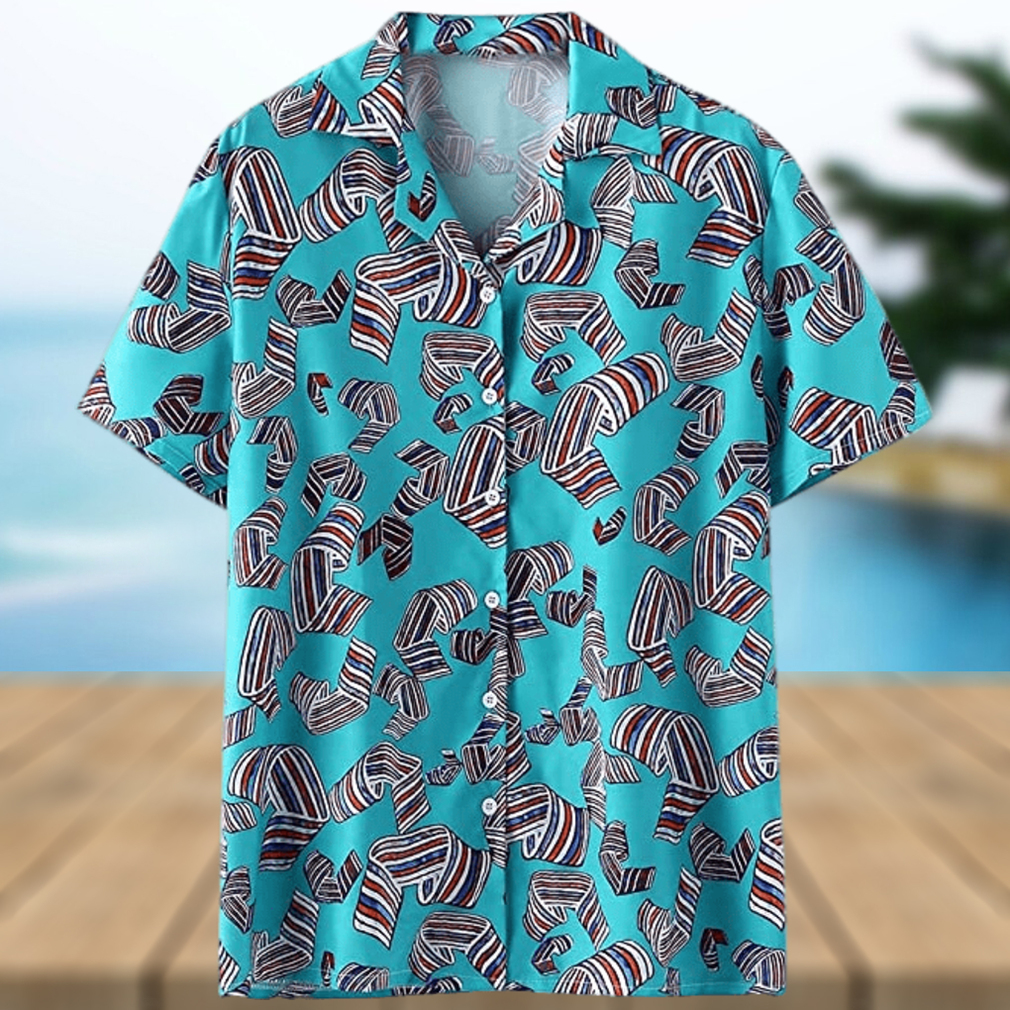 MFCHY Stylish Print Hawaiian Shirts Men Summer Short Sleeve Beach Shirts Mens Holiday Party Vacation Ventilated Clothing 7 - Limotees