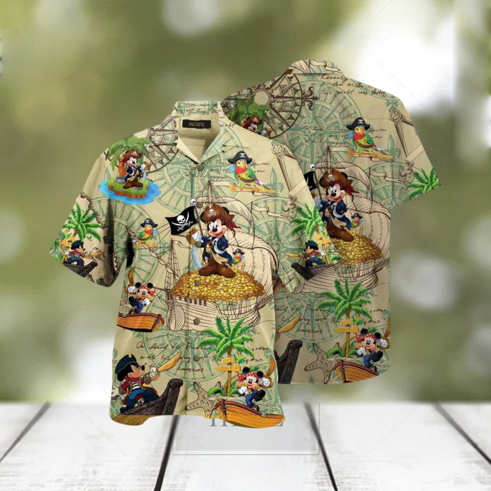 MICKEY’S TREASURE HUNTING HAWAIIAN SHIRT - Limotees