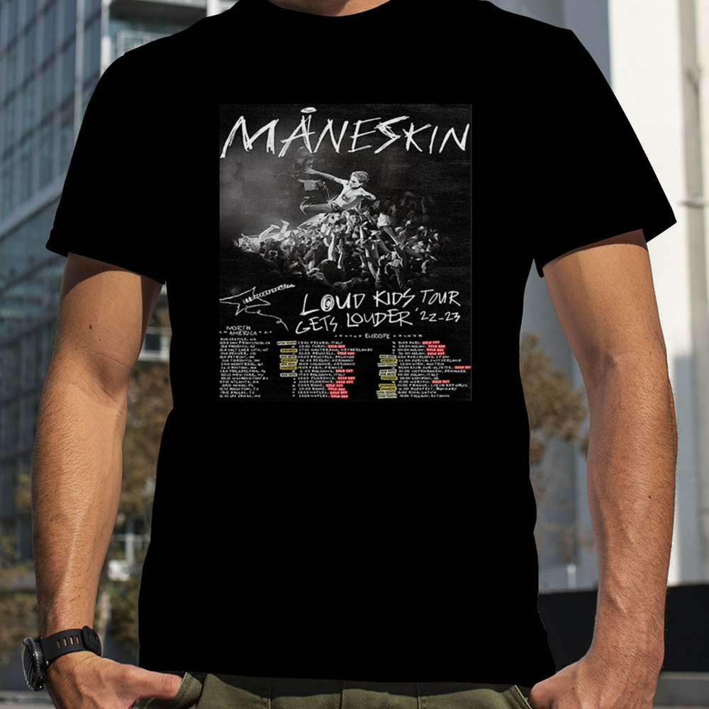 Maneskin Tour shirt