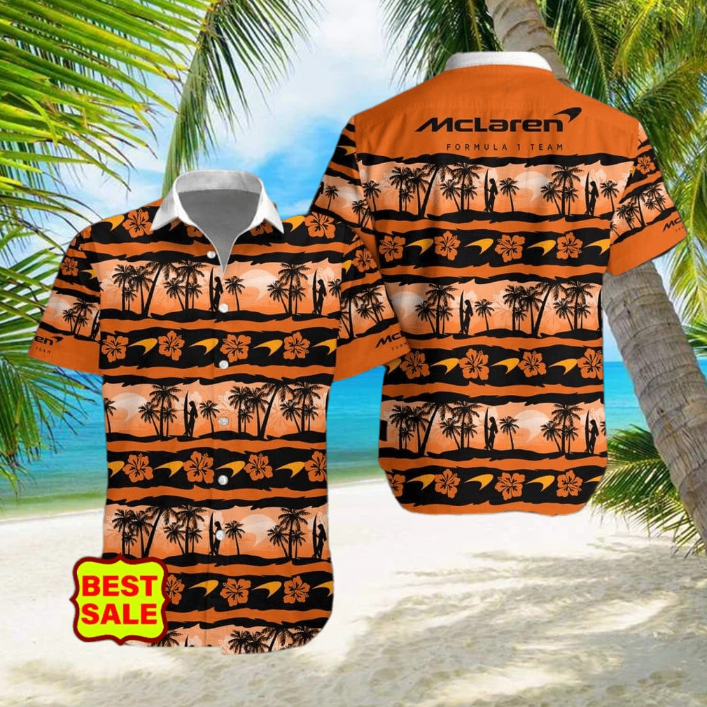 McLaren F1 Team Style 8 Aloha Supercar Combo Hawaiian Shirt - Limotees