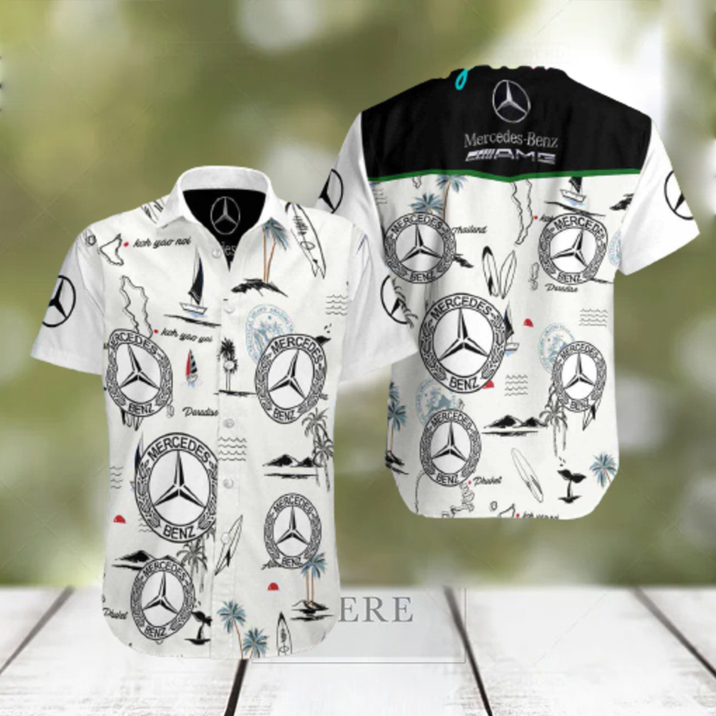 Mecedes Benz Hawaiian Shirt Thoughtful Personalized Gift For The Whole Family - Limotees