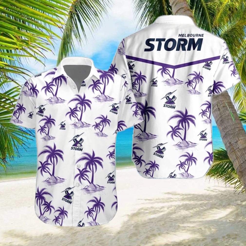 Melbourne Storm NRL Hawaiian Shirt Best Gift For Men And Women Fans hawaiian shirt - Limotees