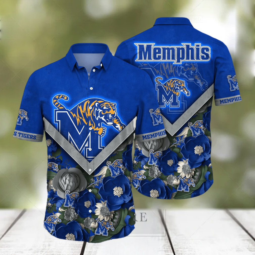 Memphis Tigers NCAA Hawaiian Shirt Custom Camping Aloha Shirt - Limotees