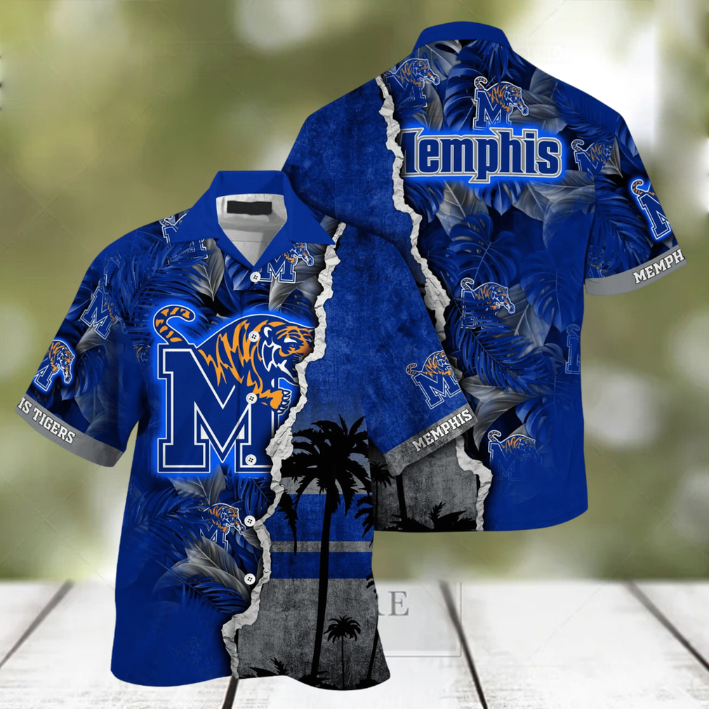 Memphis Tigers NCAA Hawaiian Shirt Custom Vacation Time Aloha Shirt - Limotees