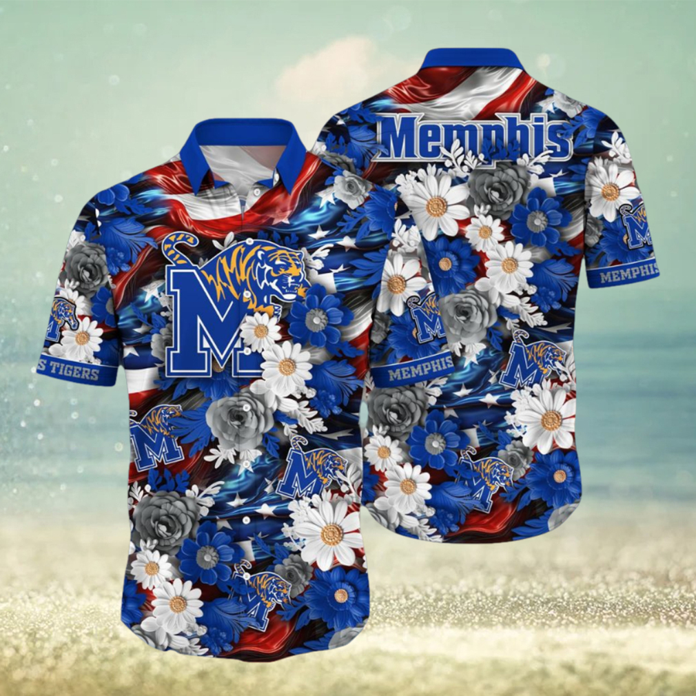 Memphis Tigers NCAA1 Hawaii Shirt Independence Day - Limotees