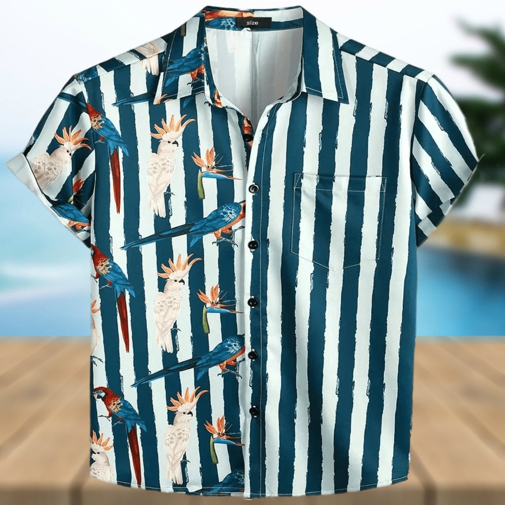 Men Custom Cotton Leisure Hawaiian Shirt - Limotees