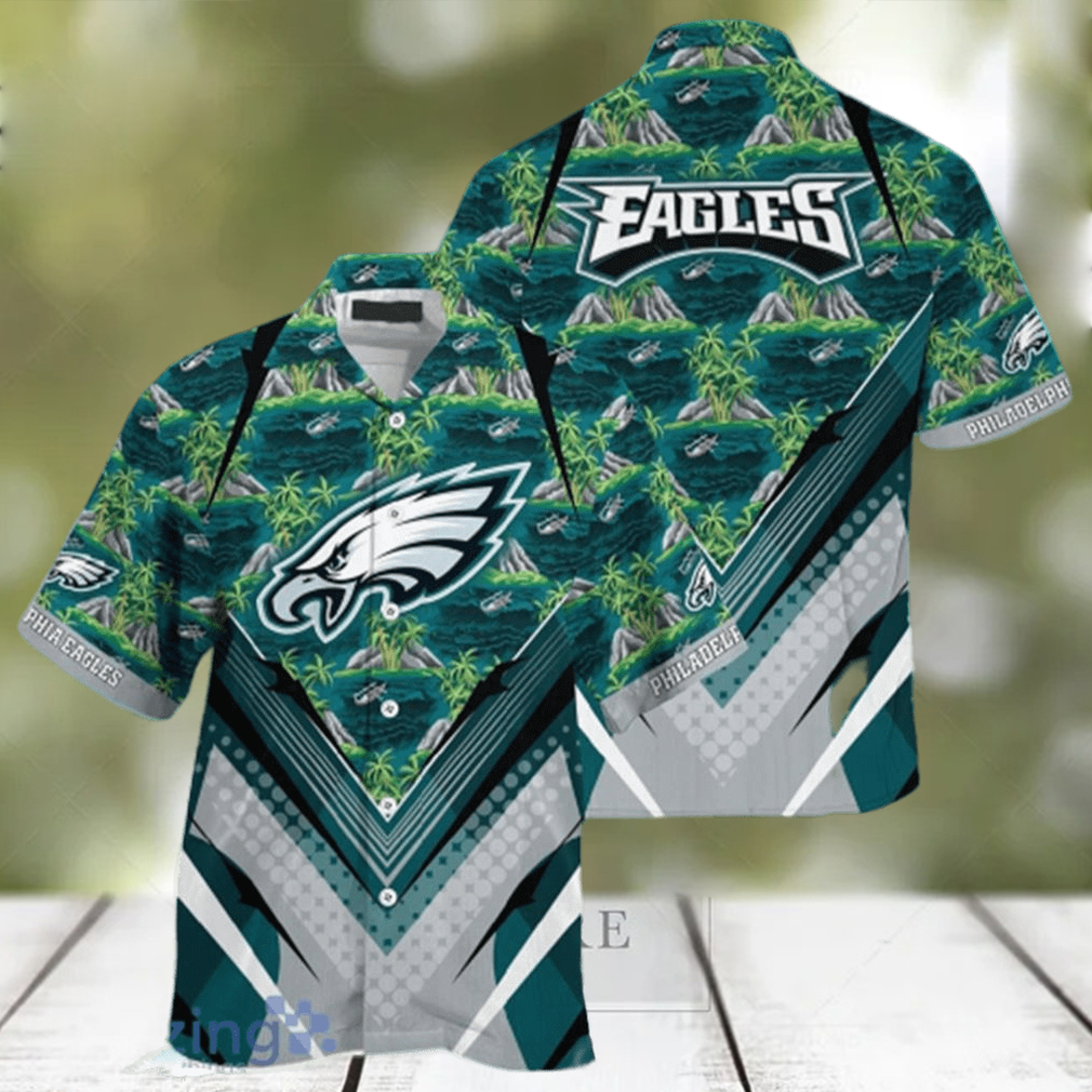 Men s NFL Philadelphia Eagles Hawaiian Shirt - Limotees