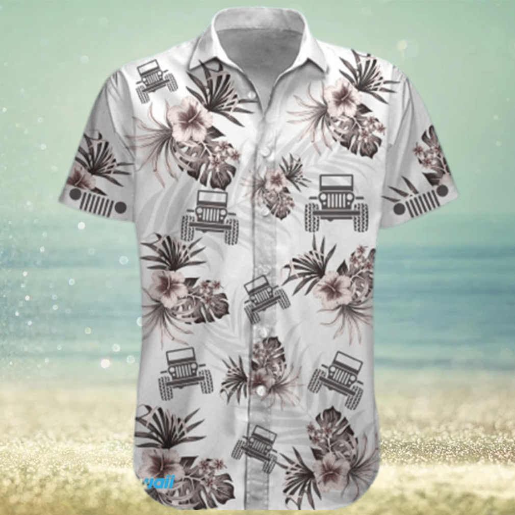 Men’s Jeep Hibiscus Trending Hawaiian Shirt - Limotees