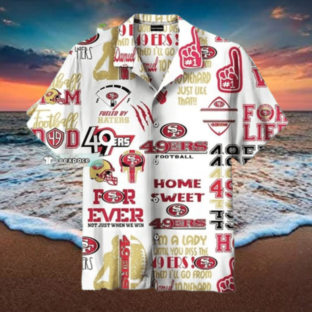 Men’s San Francisco Giants Baseball MLB Cool Hawaiian Shirt 49ers Hawaiian Shirt - Limotees