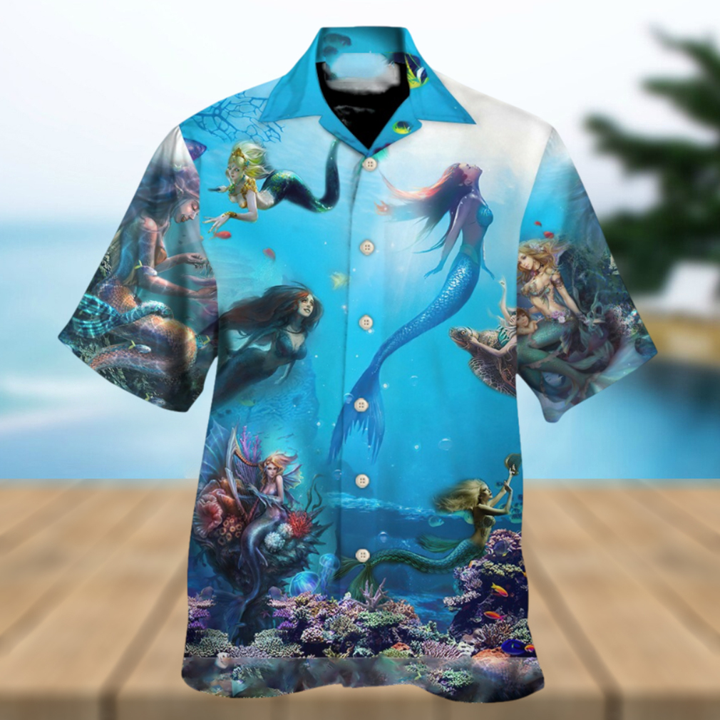 Mermaid Ocean Life Hawaiian Shirt - Limotees