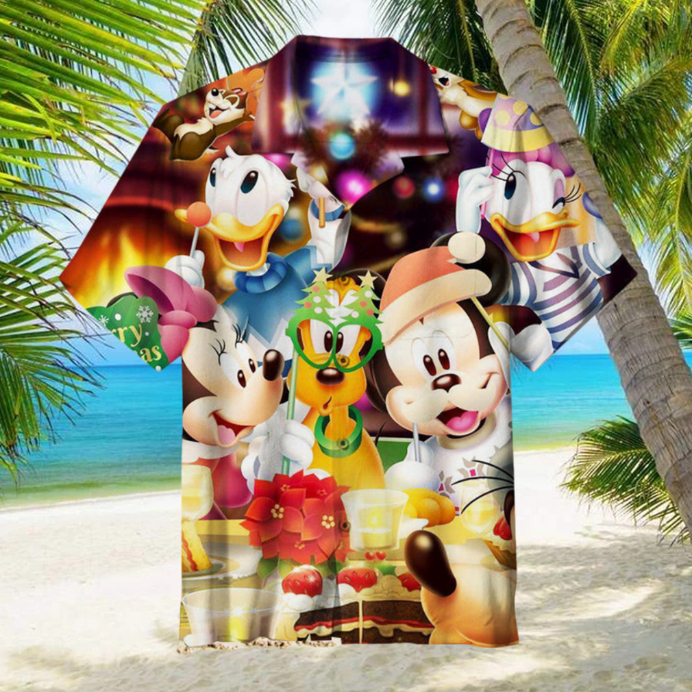 Merry Christmas & Disney Unisex Aloha Hawaiian Shirt - Limotees