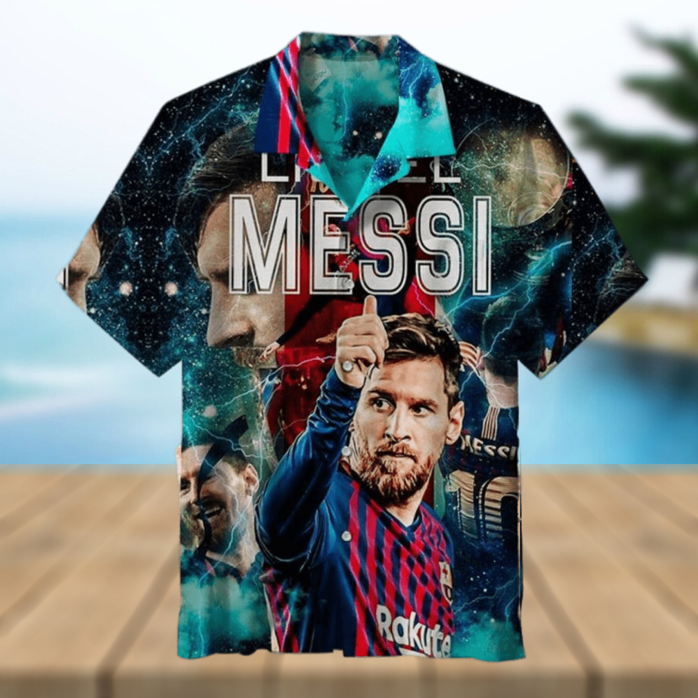 Messi Memorial Barcelona Hawaiian Shirt - Limotees