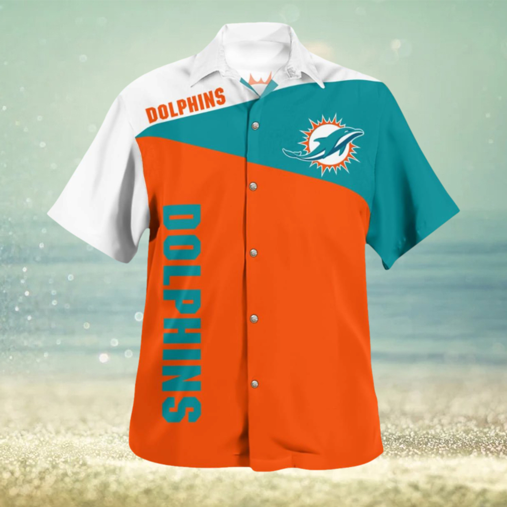 Miami Dolphins Organic 3D Hawaiian Shirt Best For Fans Beach Gift For Men And Women - Limotees