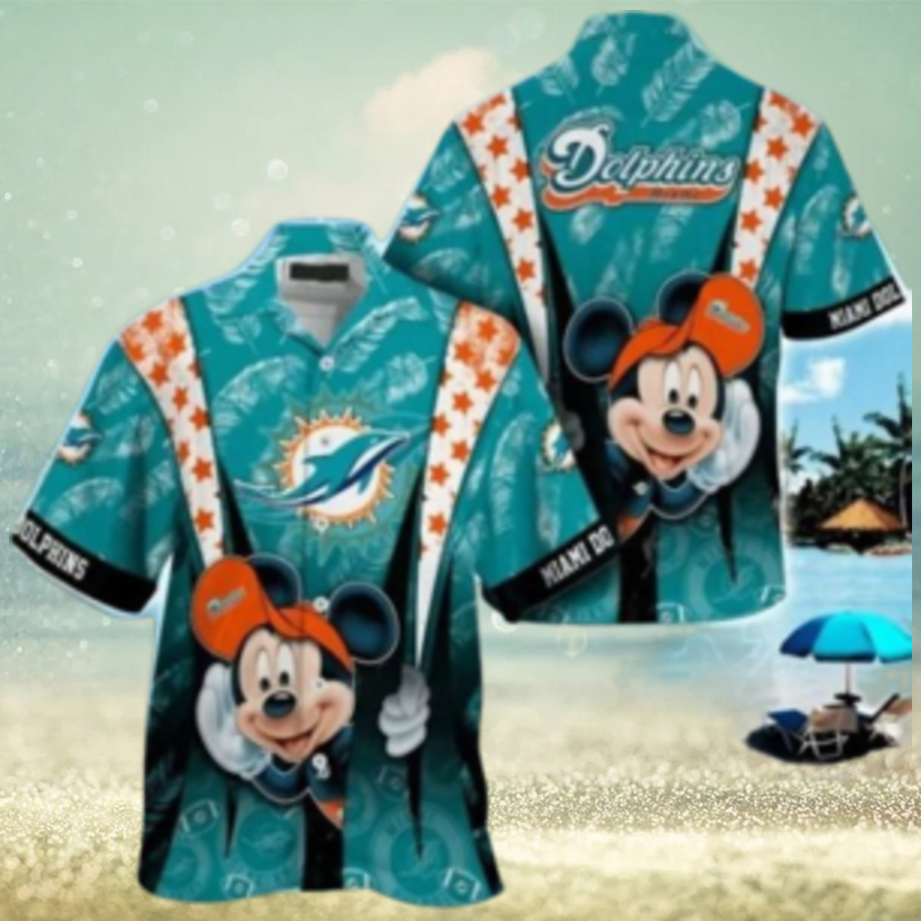 Miami Dolphins nfl mickey mouse Hawaiian Shirt custom for fan - Limotees