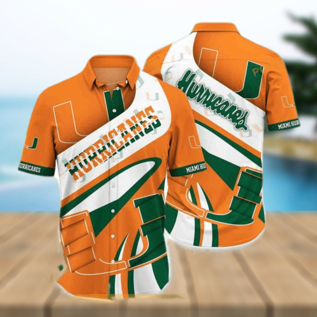 Miami Hurricanes Funny Hawaiian Shirt - Limotees