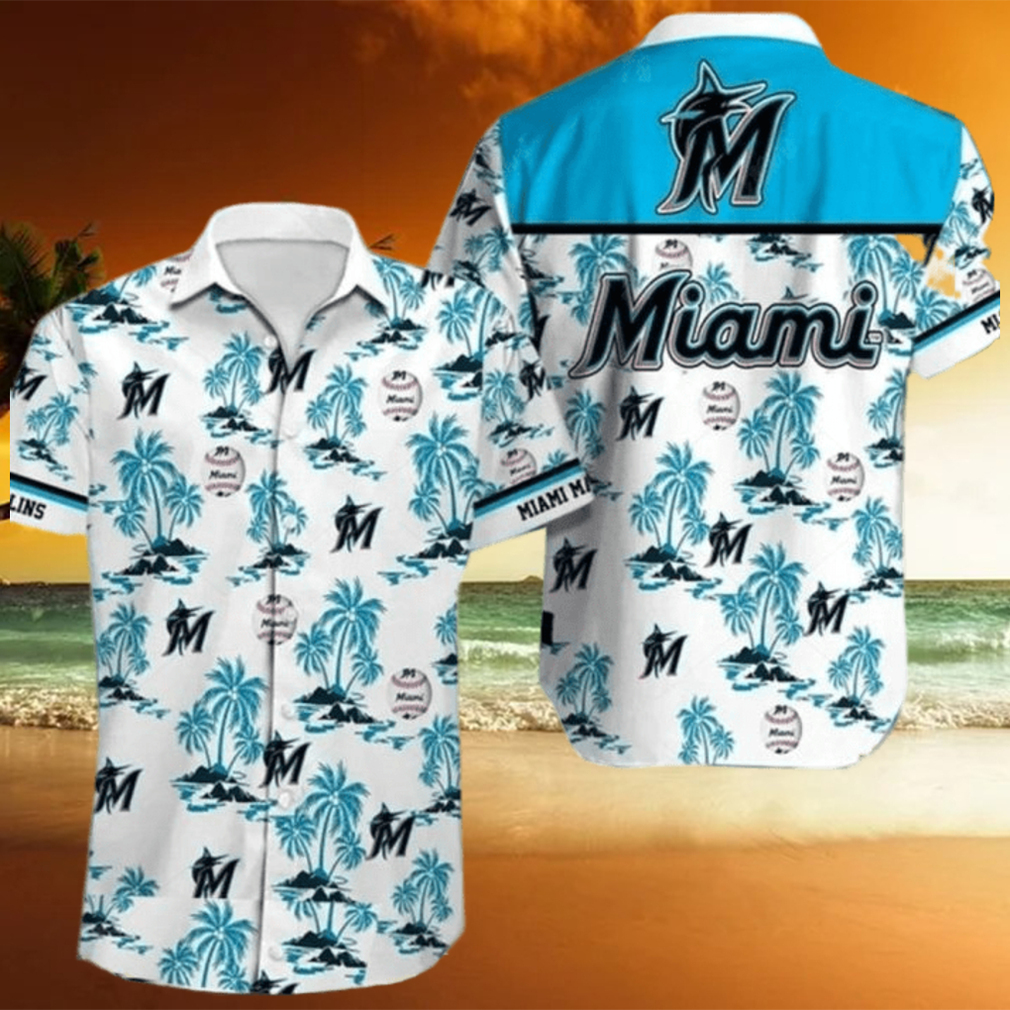 Miami MLB Hawaiian Shirt Summer Vibes hawaiian shirt - Limotees