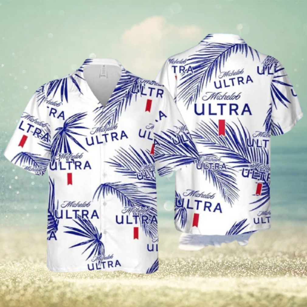 Michelob Ultra Beer Hawaiian Shirt Palm Leaves Pattern Beach Lovers Gift - Limotees