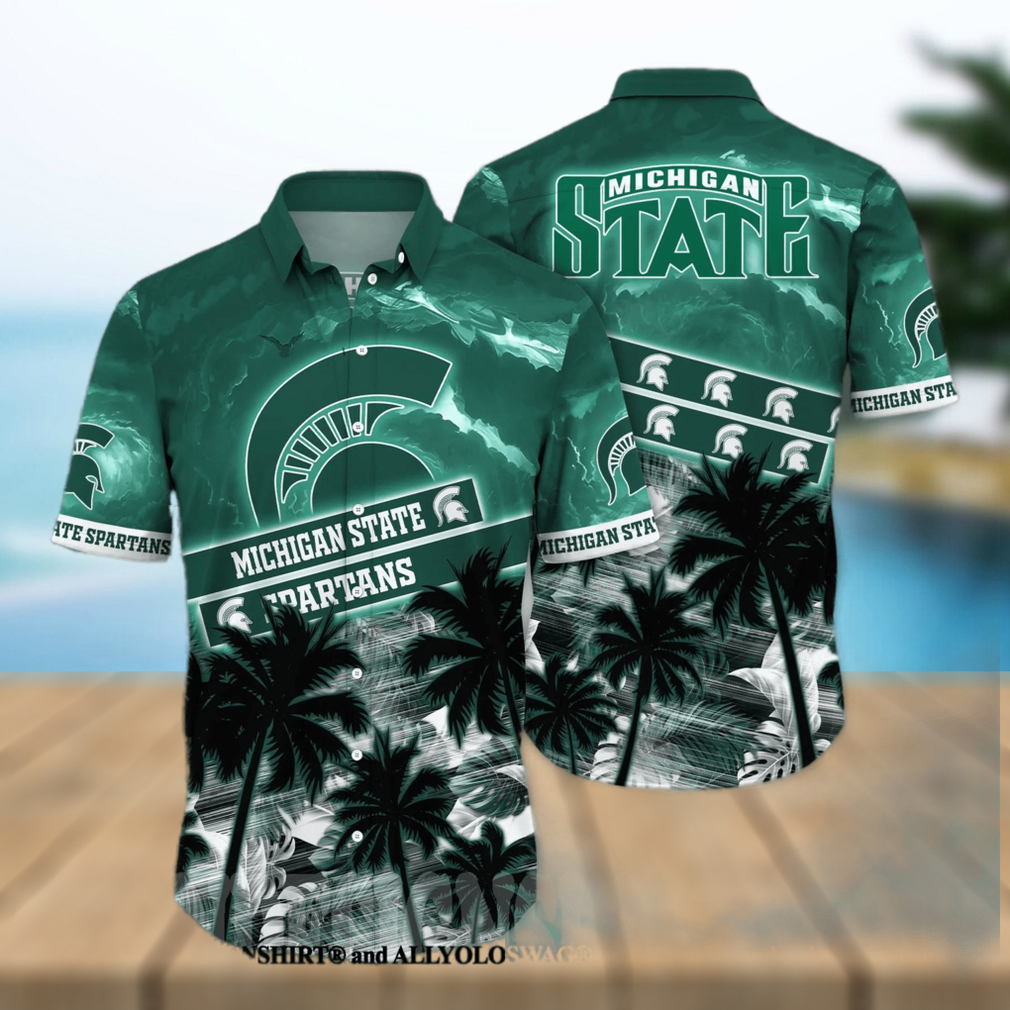 Michigan State Spartans NCAA Floral Unisex Hawaiian Shirt - Limotees