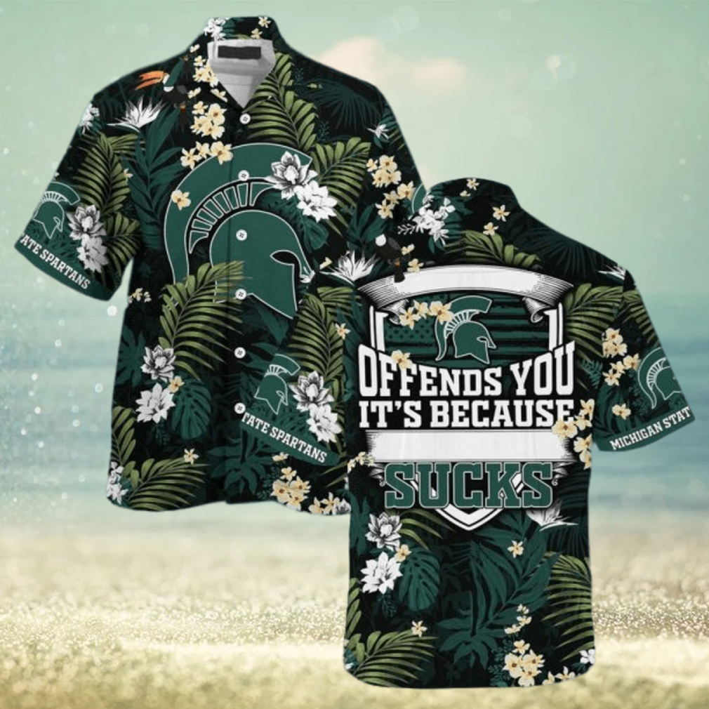 Michigan State Spartans Summer Hawaiian Shirt - Limotees