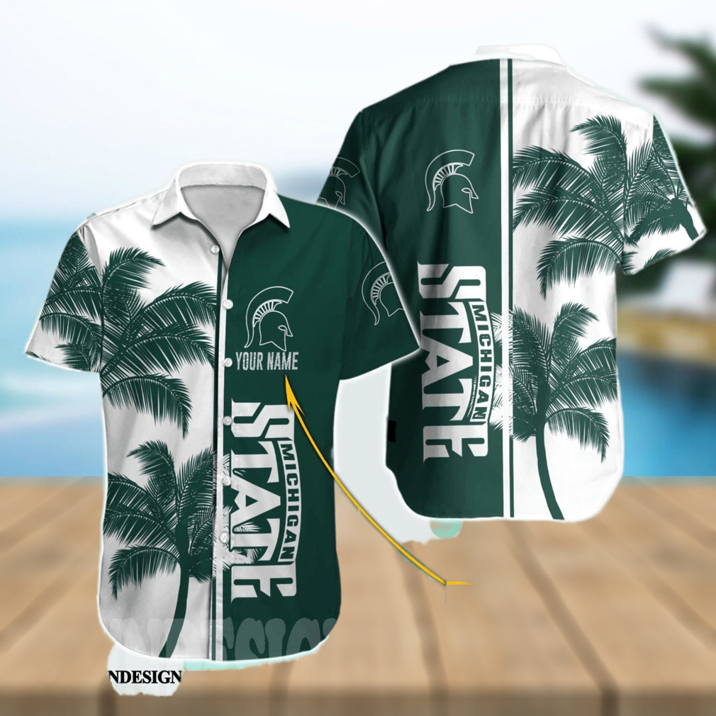 Michigan State Spartans Unisex Full Printed Hawaiian Shirt - Limotees