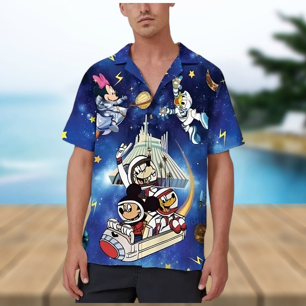 Mickey Mouse Friends Astronaut Disney Cruise 2023 Disney Hawaiian Shirt - Limotees