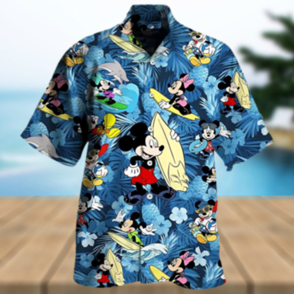 Mickey Mouse Hawaiian Shirt Disney Hawaiian Shirt - Limotees