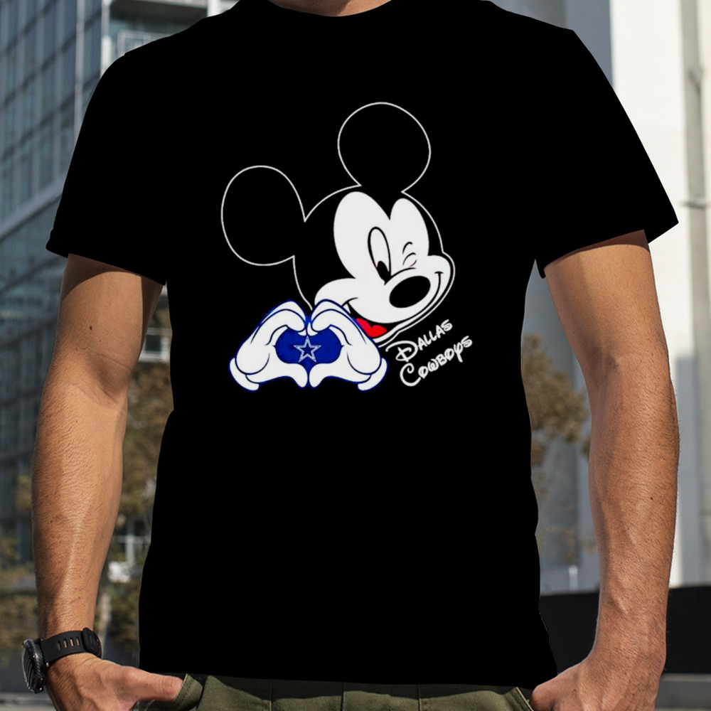 Mickey Mouse Love Dallas Cowboys shirt