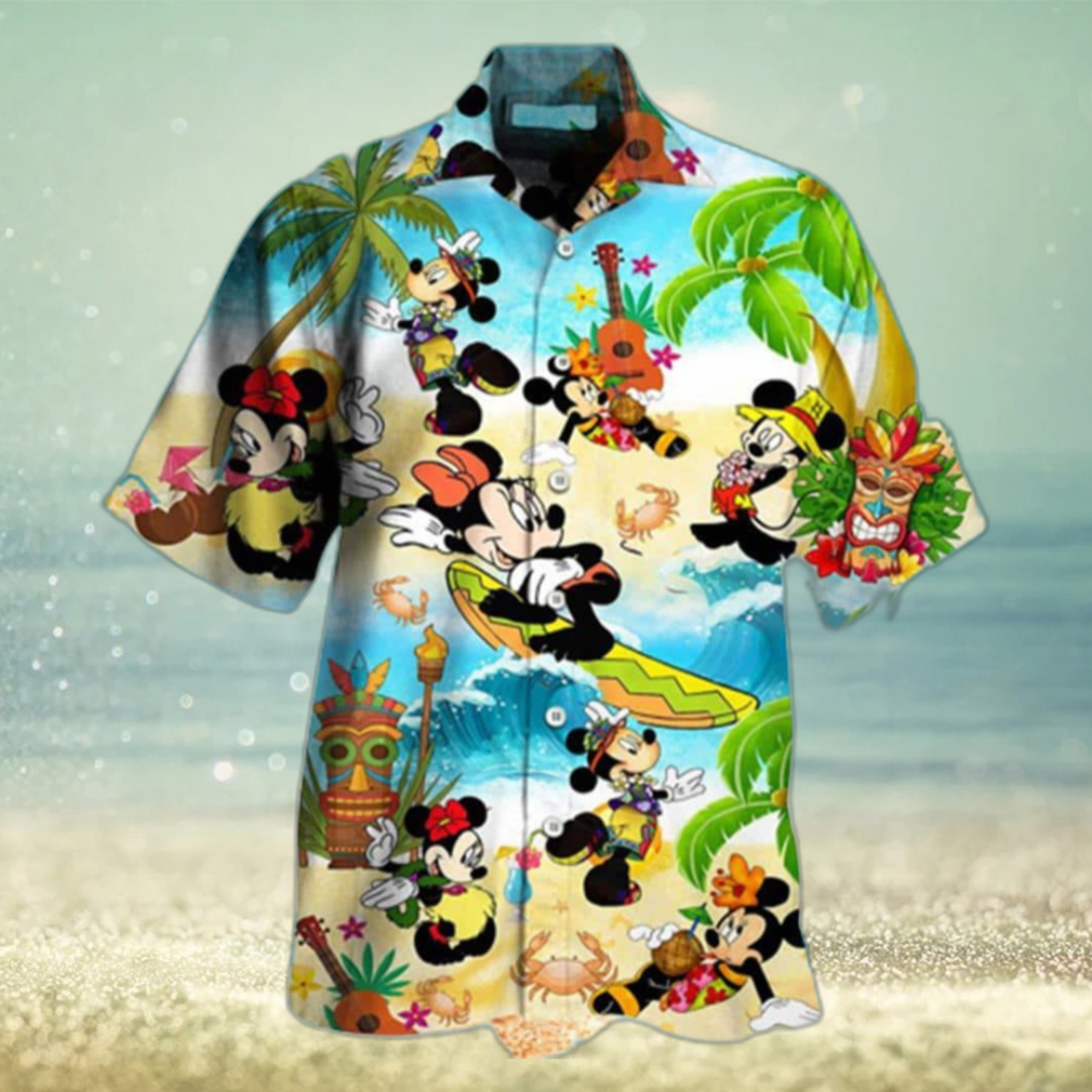 Mickey Mouse Minnie Hawaiian Shirt Disney Lovers Gift - Limotees