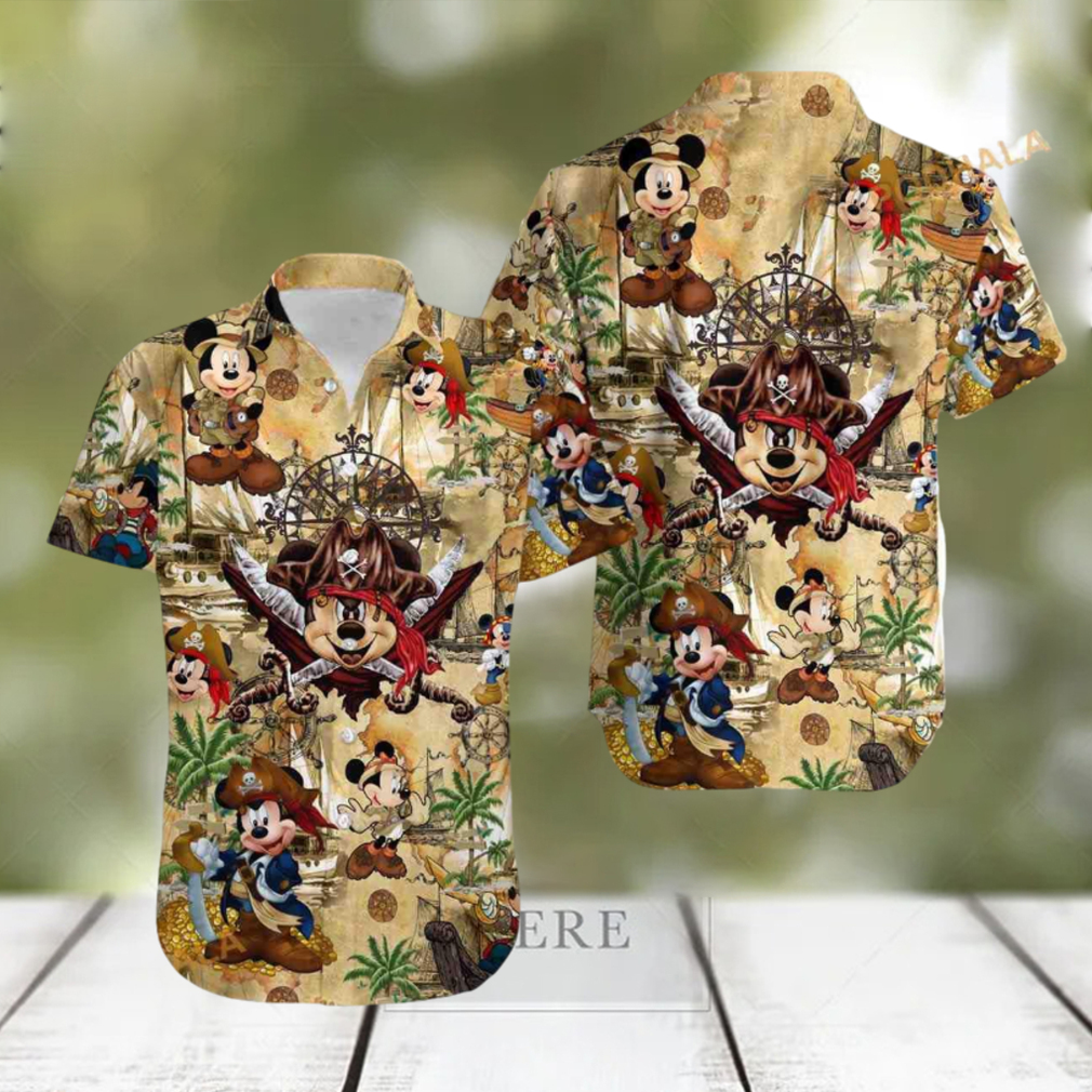 Mickey Mouse Pirate Hawaiian Shirt - Limotees