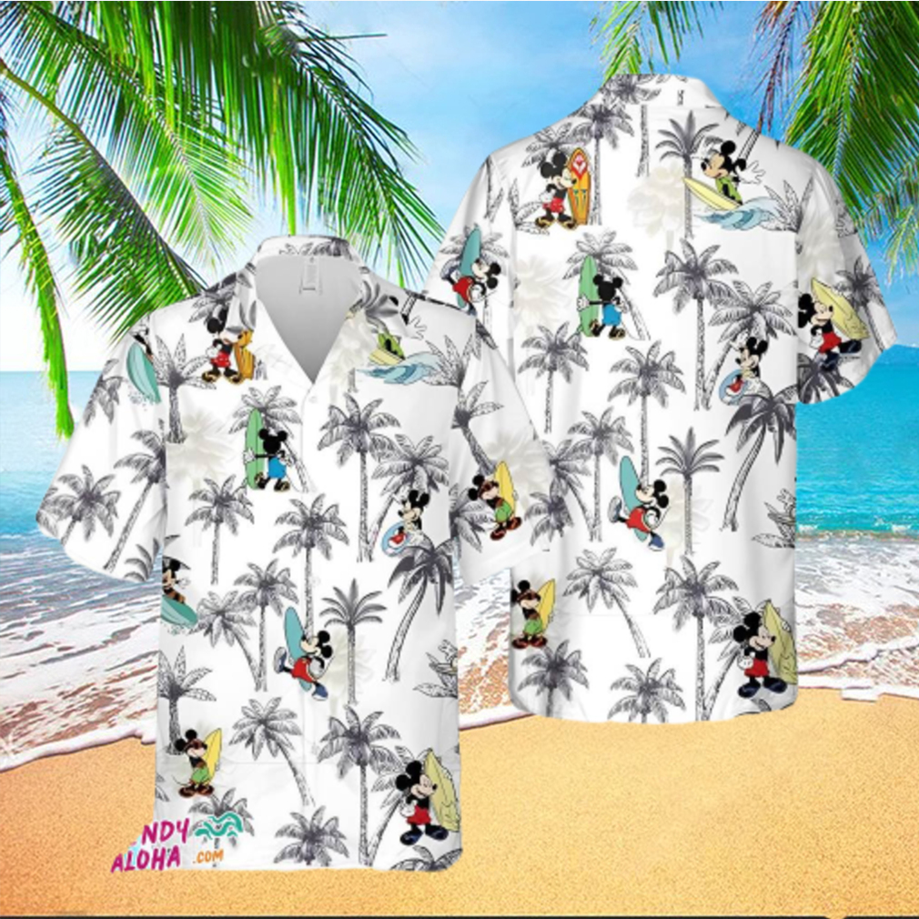 Mickey Mouse Surfing Hawaiian Shirt - Limotees