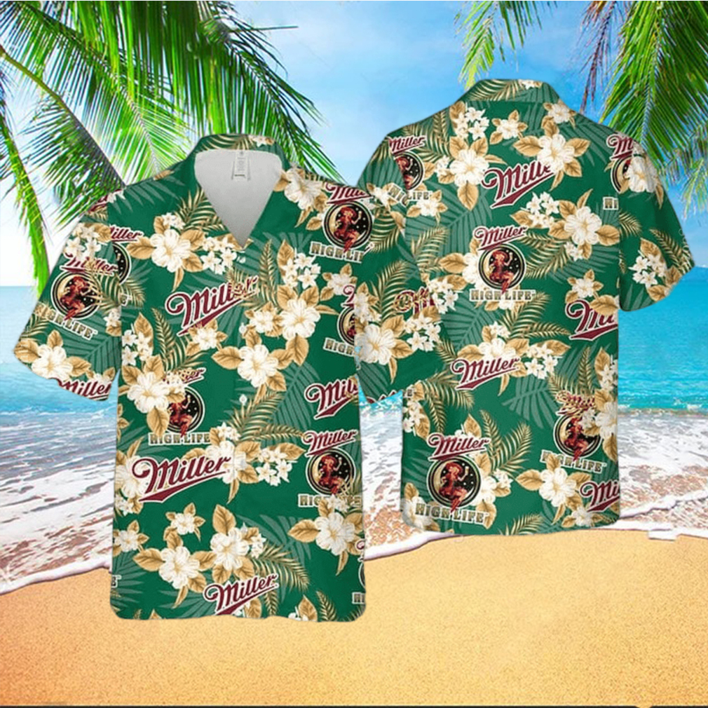 Miller High Life Beer Hawaiian Shirt - Limotees