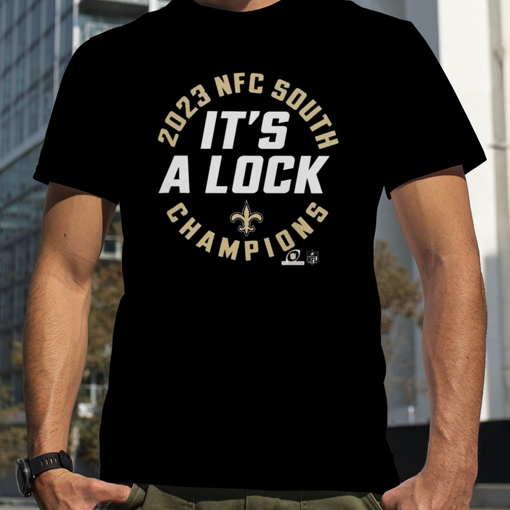 Nfc East Champions 2023 It’s A Lock New Orleans Saints T-shirt