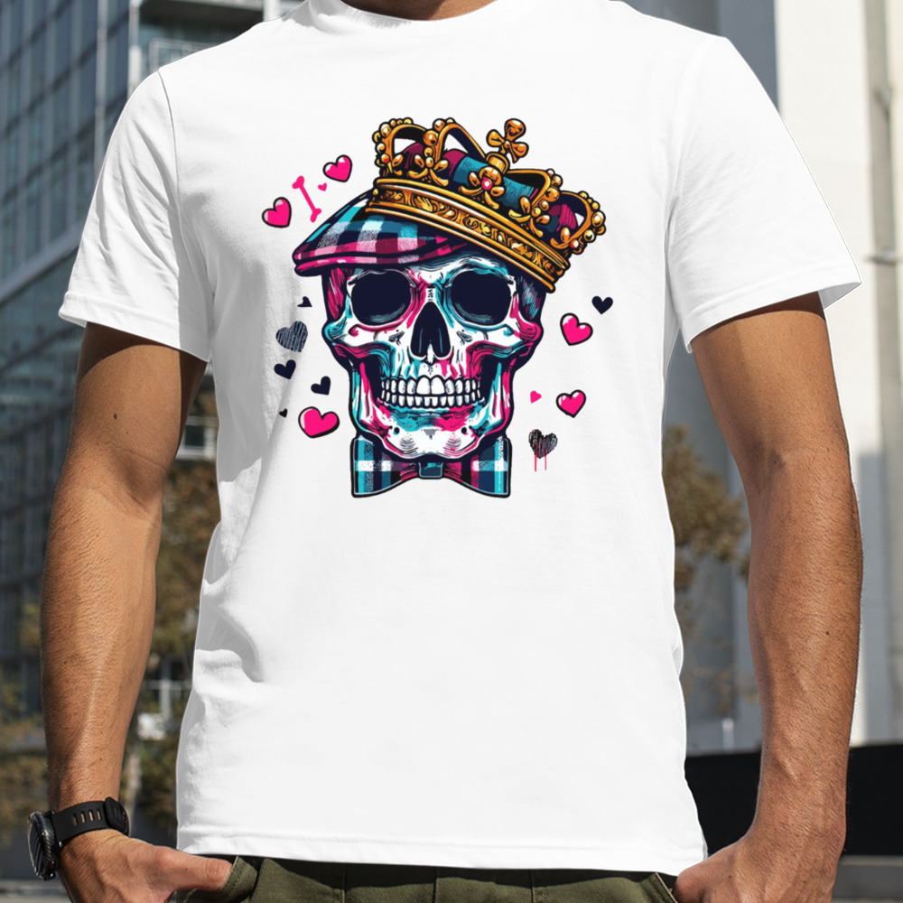 Preppy Skeleton Royal Heart Symphony shirt