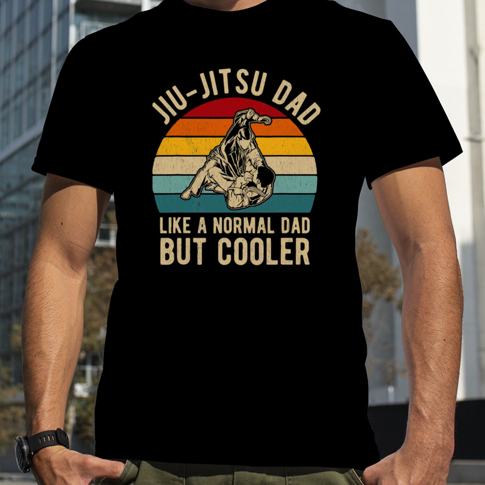 Retro Jiu Jitsu Dad Bjj Men Father Vintage shirt