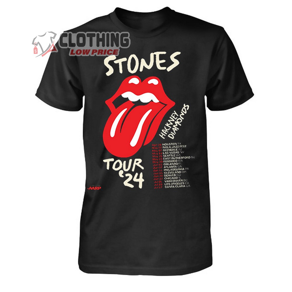 The Rolling Stones Tour 2024 Merch, The Rolling Stones Hackney Diamonds ...