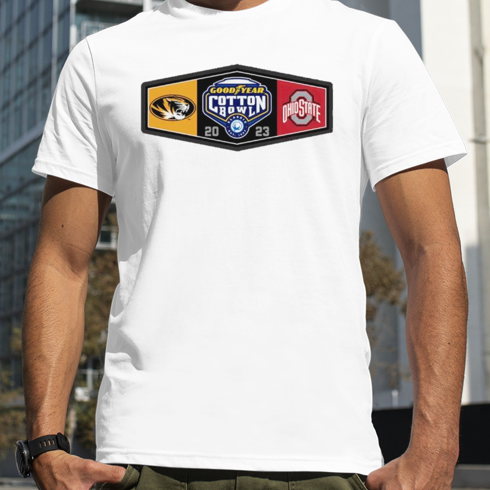 2023 Missouri Vs Ohio State Goodyear Cotton Bowl Football T-shirt