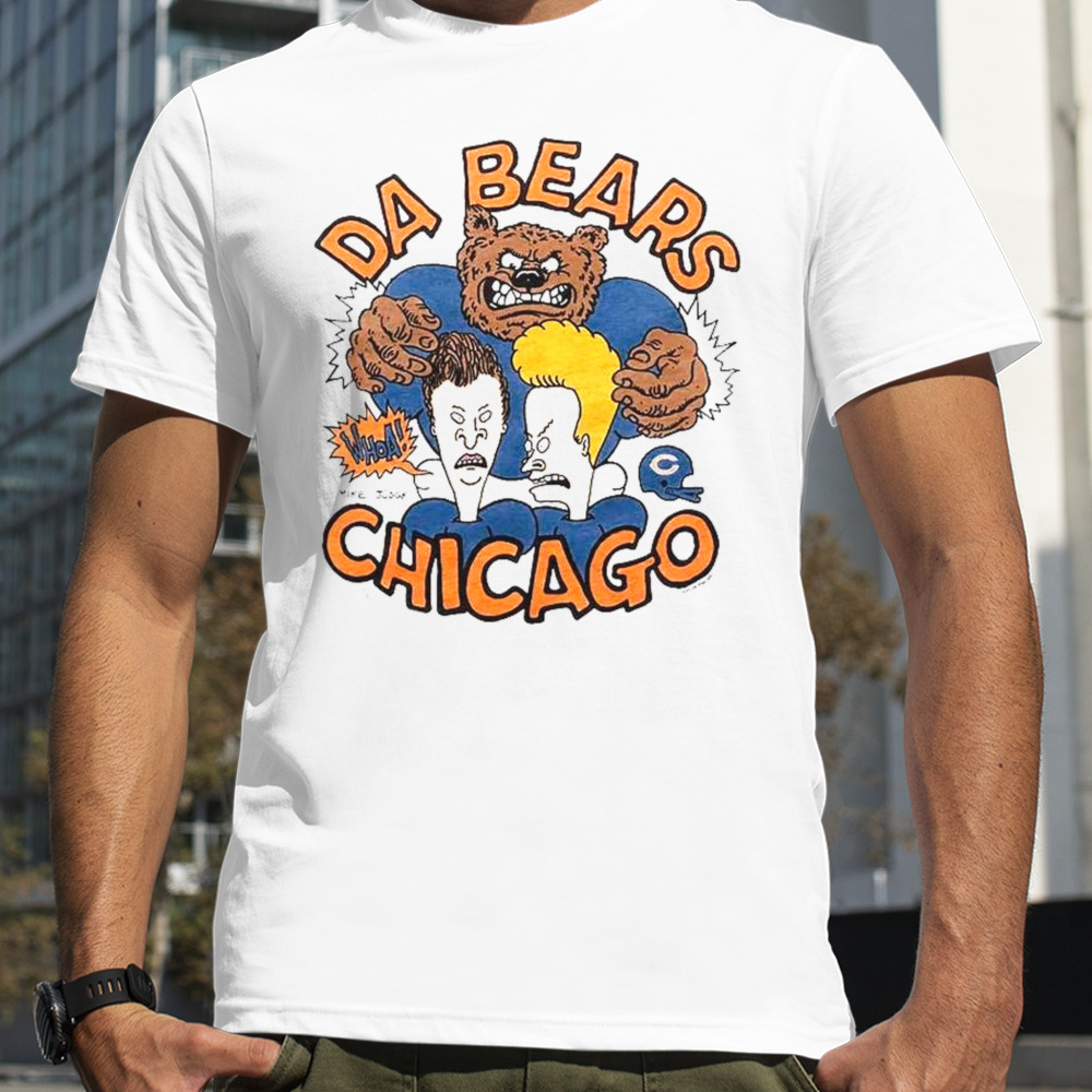 Beavis And Butt-head X Chicago Bears Whoa Mike Judge T-shirt