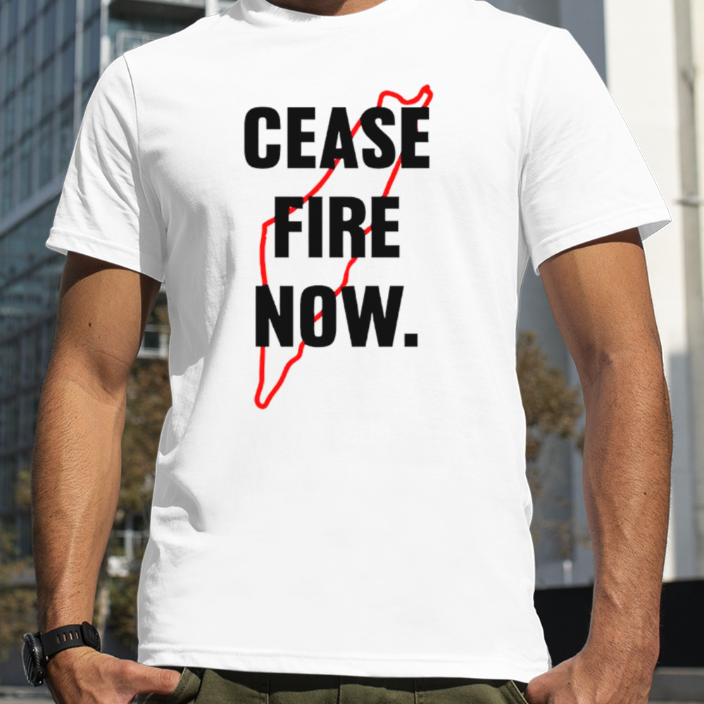 Cease Fire Now Free Palestine Shirt