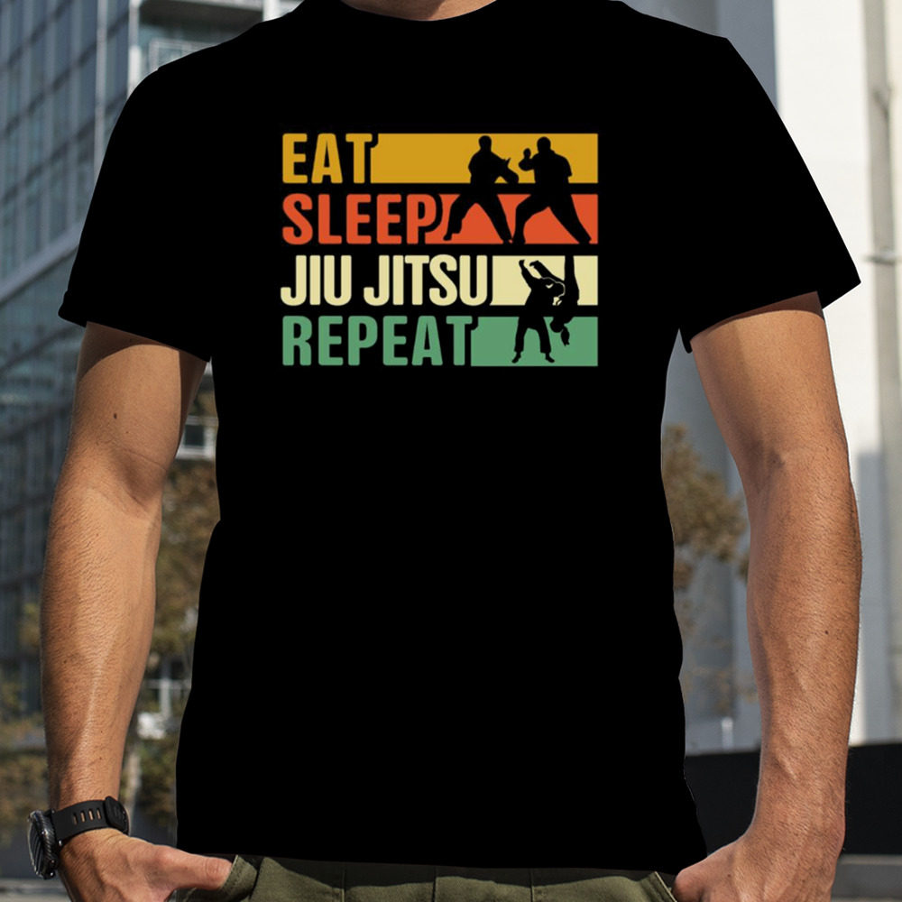 Eat Sleep Jiu Jitsu Repeat shirt