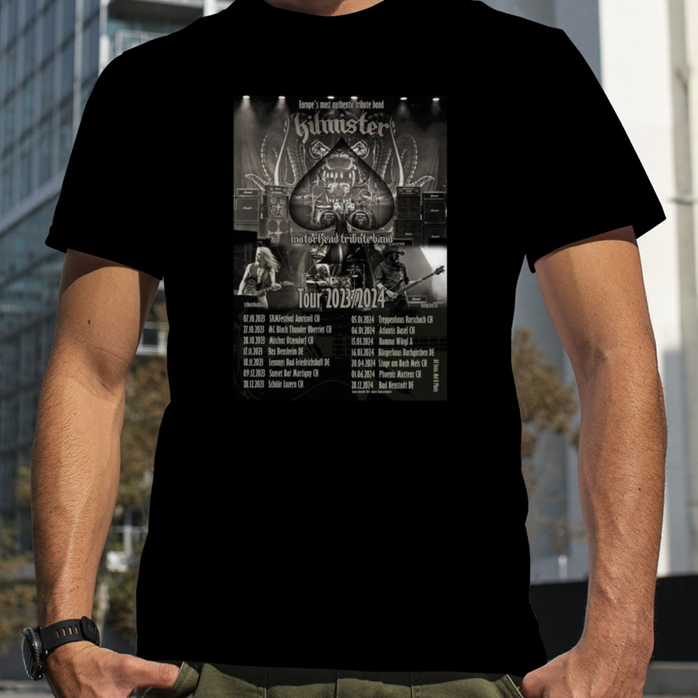 Kilmister Motorhead Tribute Band Tour 2023-2024 T-Shirt