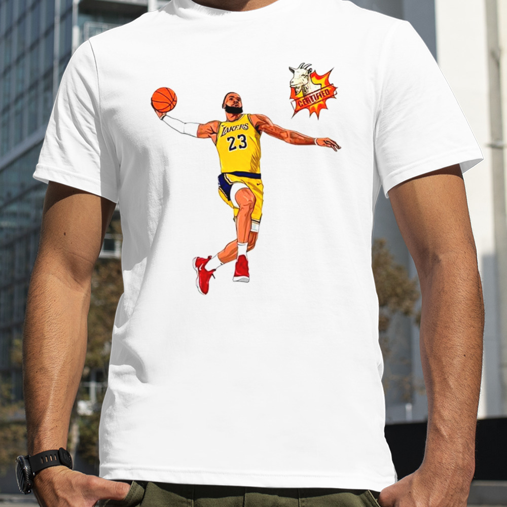 Lebron James Certified Goat Shirt