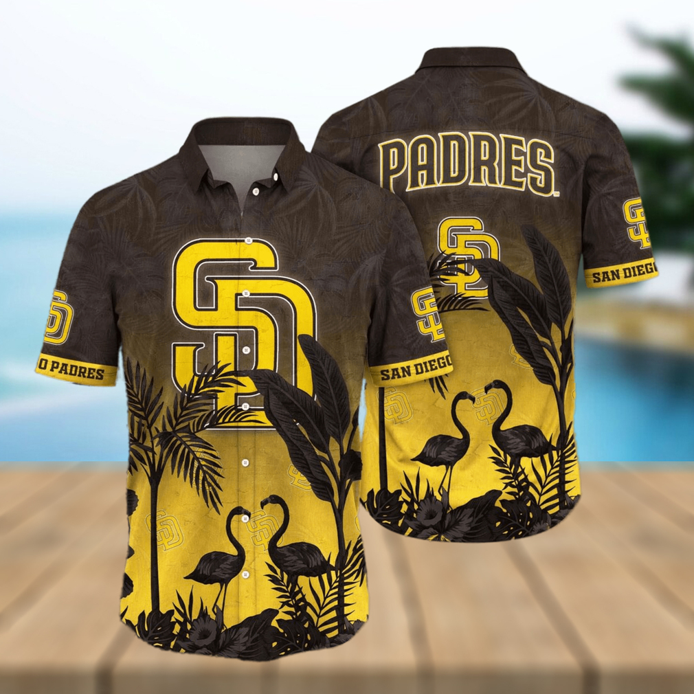 MLB San Diego Padres Flower Summer Hawaiian Shirt - Limotees