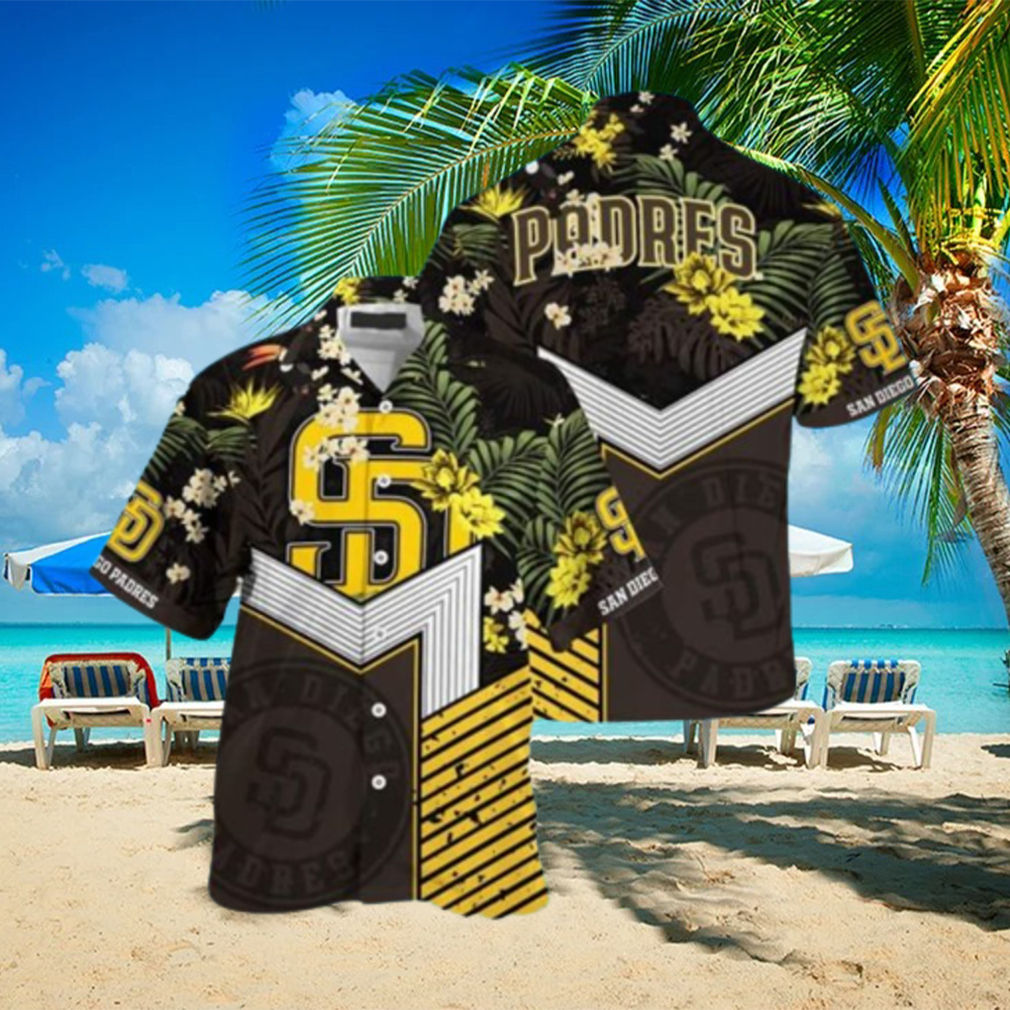 MLB San Diego Padres Hawaiian Shirt Tropical Pattern Gift For Best Friend HawaiianShirts - Limotees