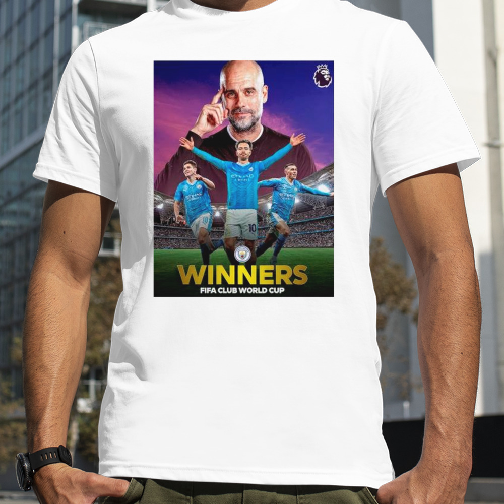 Manchester City Are Winners In The 2023 FIFA Club World Cup Final Shirt