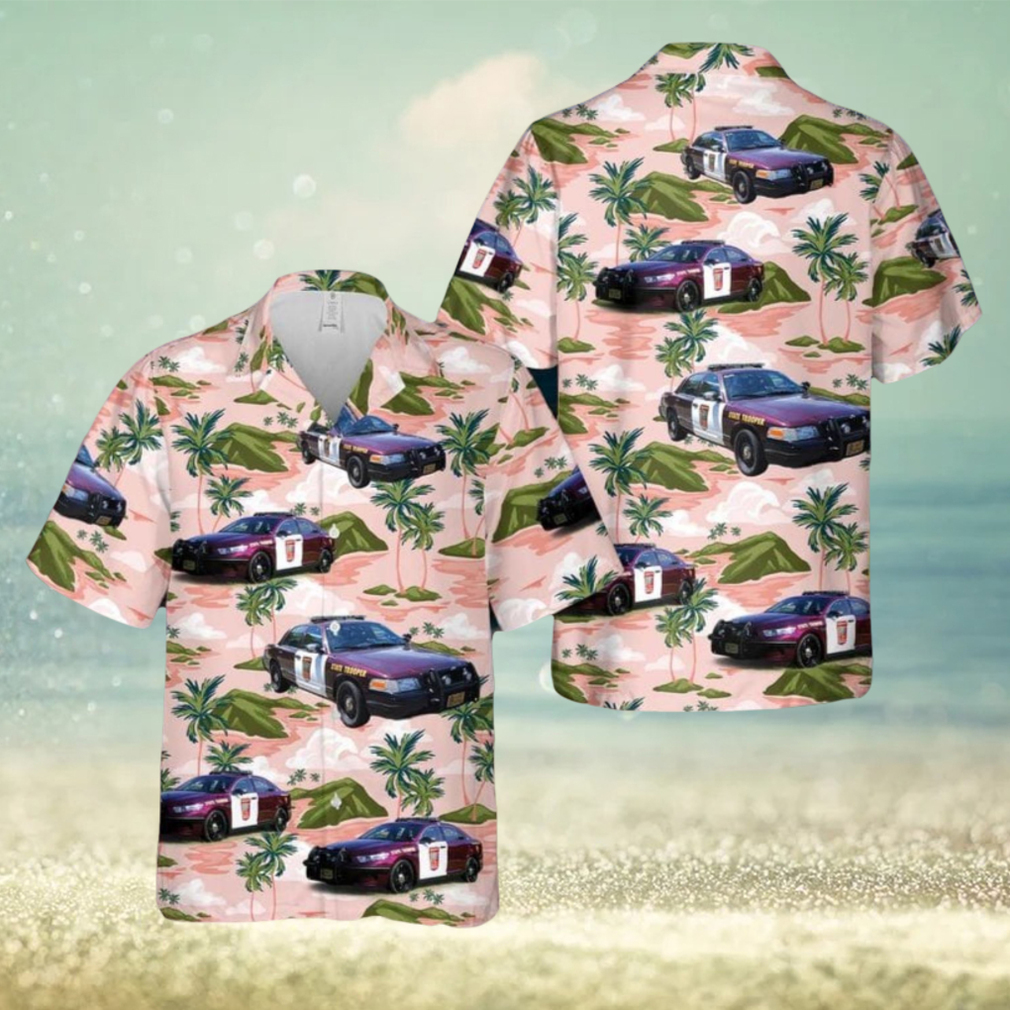 Minnesota State Patrol 3D Hawaiian Shirt Car Lover Summer Holiday Gift - Limotees