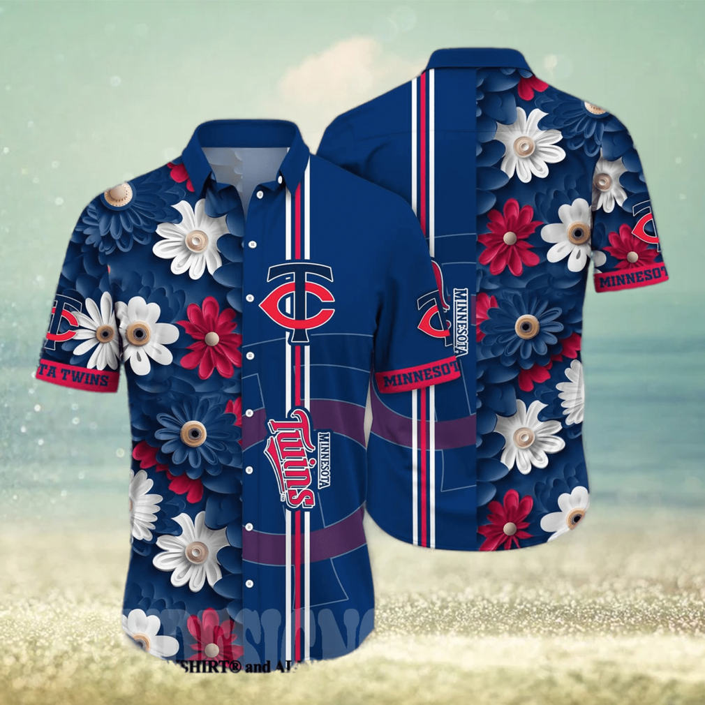 Minnesota Twins MLB Floral All Over Printed Classic Hawaiian Shirt - Limotees