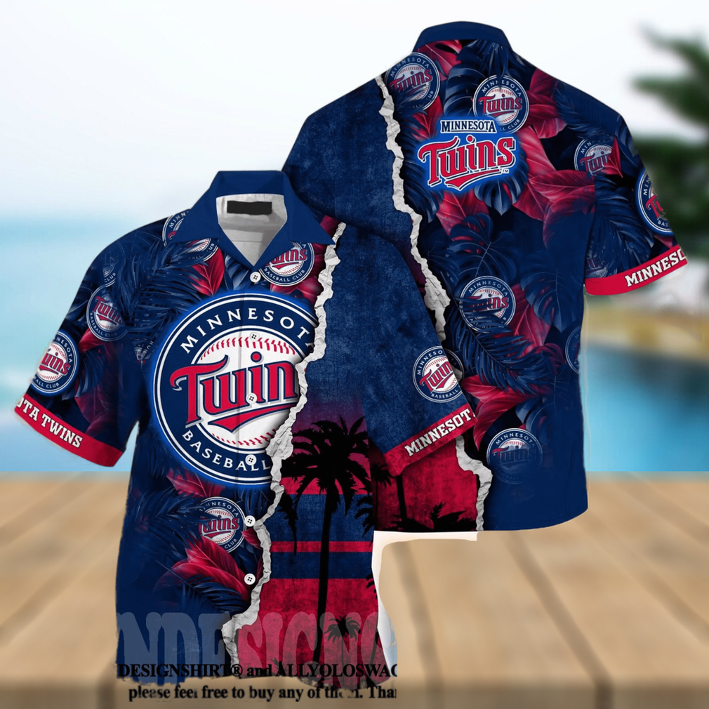 Minnesota Twins MLB Floral Tropical All Over Printed Classic Hawaiian Shirt - Limotees